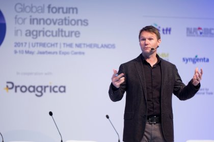 One of the keynotes at the Agtech Leaders Summit at the GFIA Europe was given by Mr Robbie Schingler, Co-Founder and Chief Strategy Officer at Planet. Photo: Koos Groenewold One of the keynotes at the Agtech Leaders Summit at the GFIA Europe was given by Mr Robbie Schingler, Co-Founder and Chief Strategy Officer at Planet. Photo: Koos Groenewold