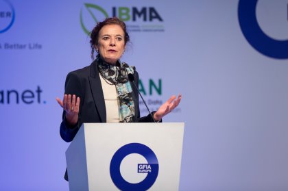 Prof. Louise O Fresco, President of the Executive Board, Wageningen UR gave a keynote address at the Agtech Leaders Summit at the GFIA Europe. Photo: Koos Groenewold Prof. Louise O Fresco, President of the Executive Board, Wageningen UR gave a keynote address at the Agtech Leaders Summit at the GFIA Europe. Photo: Koos Groenewold