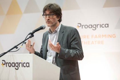 How to use data to optimise agribusiness and food chains was the title of the talk of Jérémie Wainstain, CEO The Green Data. Photo: Koos Groenewold How to use data to optimise agribusiness and food chains was the title of the talk of Jérémie Wainstain, CEO The Green Data. Photo: Koos Groenewold