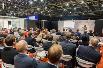 Full house at all the session in the Proagrica Future Farming Theatre. Photo: Koos Groenewold Full house at all the session in the Proagrica Future Farming Theatre. Photo: Koos Groenewold