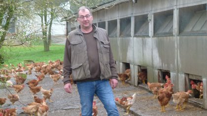 Broilers have plenty of space, both inside and outside the house. Photo: Hans Siemes Broilers have plenty of space, both inside and outside the house. Photo: Hans Siemes
