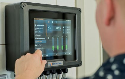 The Fortica system balances ventilation, cooling and heating perfectly. Photo: Hotraco Agri The Fortica system balances ventilation, cooling and heating perfectly. Photo: Hotraco Agri