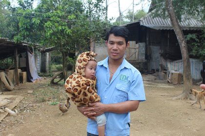 One of the beneficiaries of the ADM Cares project in Quyet Thang. Photo: ADM One of the beneficiaries of the ADM Cares project in Quyet Thang. Photo: ADM
