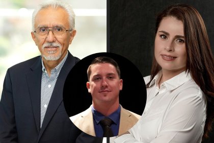 Jose Luis Laparra, Kyle Brown and Angela Mejia. Photo: Hamlet Protein Jose Luis Laparra, Kyle Brown and Angela Mejia. Photo: Hamlet Protein