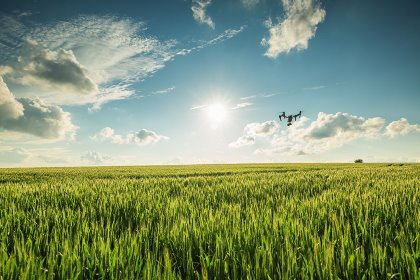 Drones can be used to obtain data about crop stres and fungal development. - Photo: Valentin Valkov Drones can be used to obtain data about crop stres and fungal development. - Photo: Valentin Valkov