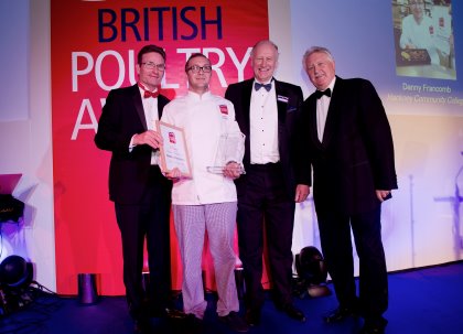 Danny Franco from Hackney College recieved the student chef award. Photo: David Rose Danny Franco from Hackney College recieved the student chef award. Photo: David Rose