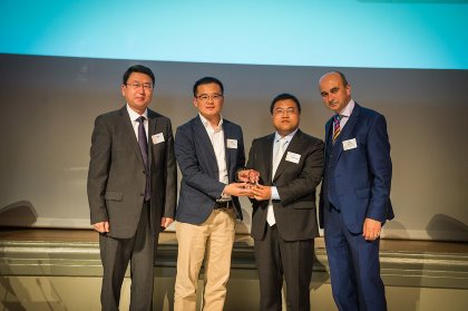Mr Wang Shupo from Nantong Ovodan Foods won a Good Egg Production Award (3*). Photo: Compassion in World Farming Mr Wang Shupo from Nantong Ovodan Foods won a Good Egg Production Award (3*). Photo: Compassion in World Farming