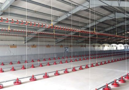 Combining wall inlets with chimneys is a well-known and effective ventilation method. Photo: TPI-Polytechnics. Combining wall inlets with chimneys is a well-known and effective ventilation method. Photo: TPI-Polytechnics.