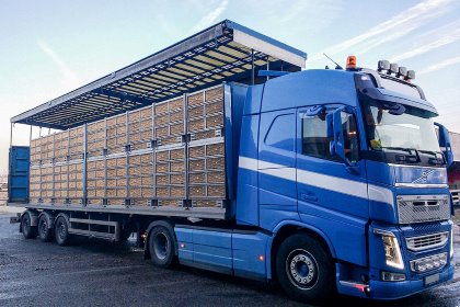 The ATLAS system manages to combine most headroom in the industry with more truck load capacity and therefore reduced truck movements. Photo: Marel The ATLAS system manages to combine most headroom in the industry with more truck load capacity and therefore reduced truck movements. Photo: Marel