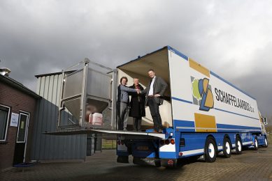 Seleggt and Schaffelaarsbos cooperate in processing discarded eggs. Photo: Ton Kastermans.