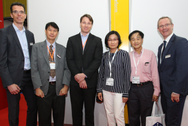 From left to right: Mr. Harm Langen, Mr. Somnuk Hophaisarn, Mr Bas Kanters, Ms. Nadine Lauvoravitaya, Mr. Veerasak Wuthiwaropas and Mr. Bart Aangenendt.