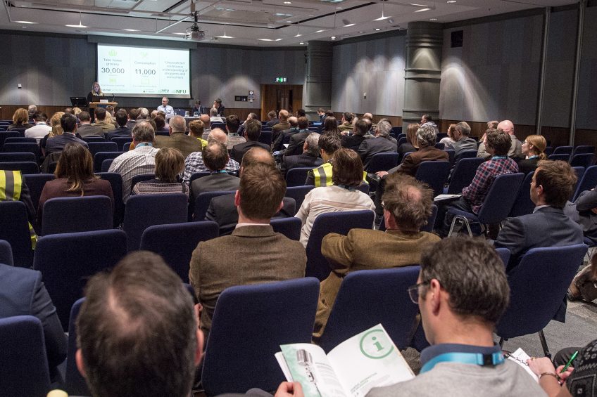 The NFU AGM's poultry breakout session. Photo: Jason Skarratt