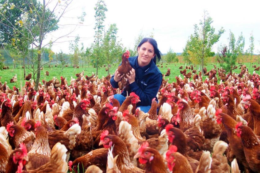 Sam says she has developed a passion for the science behind poultry farming - something she hopes to develop if she wins the training grant. Photo: Sam Alexander