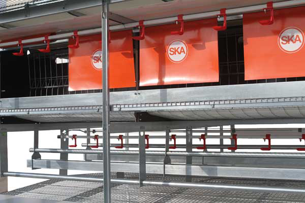 New aviary housing system from Ska
