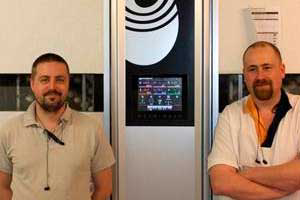 Left: Mr Mats Martinsson, Technical Maintenance, right: Mr Henrik Gustavsson, Hatchery Manager