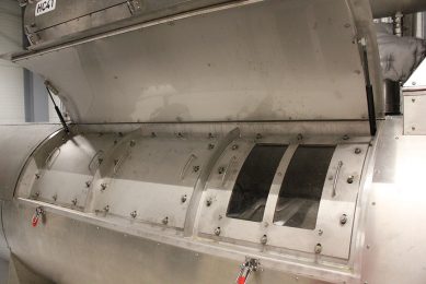 The hygieniser ensures that the feed is exposed to the heat treatment for the required time. Photo: ForFarmers