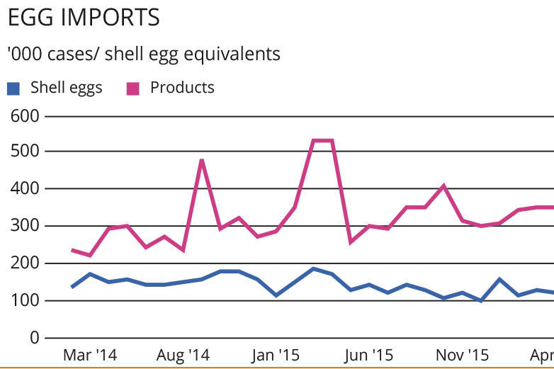 Summer lull threatens egg price given record UK flock