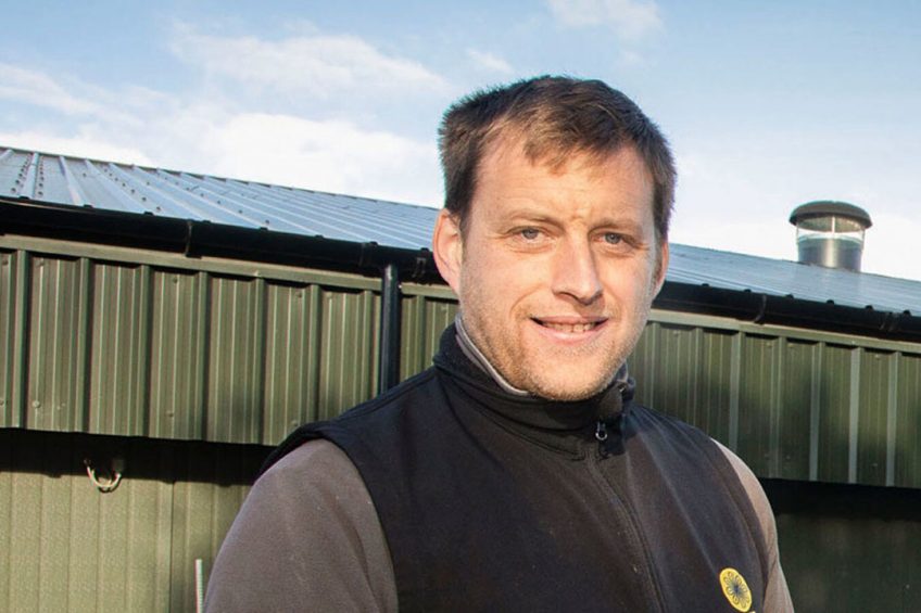 Llyr runs a 16,000-hen free-range egg unit at Derwydd, at Llanfihangel Glyn Myfyr near Corwen. Photo: Chris McCullough