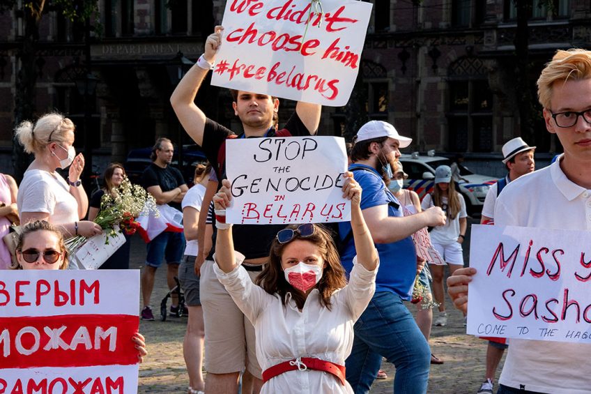 Since the re-election of Belarus  president Lukashenko the country is in turmoil, with the risk of trade disruptions. Photo: ANP