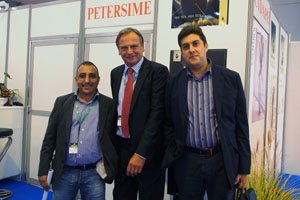 From left to right: Mr Mohamed El Yakoubi (Commercial Director of Casa Grains), Mr Christophe Vinchon (Société Cidape) and Mr Ahmed Mousstaaid (Director of Casa Grains).