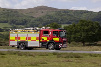 Fire razes poultry shed housing 16,000 birds. Photo: Martyn Goddard/REX/Shutterstock