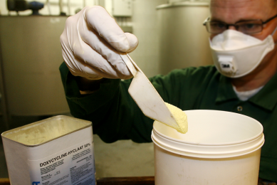 The objective is to reduce the use of antibiotics as far as possible, by moving the livestock industry towards a different footing.