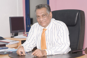 Mr Lal Silva, managing director of CIC Feeds Group
