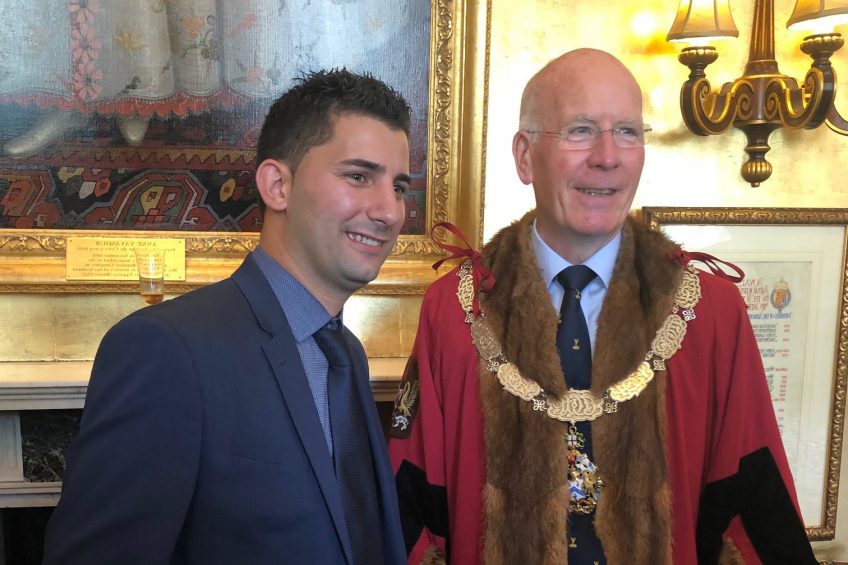 Hatchery manager scoops Poulters Student of the Year award. Photo: Poultec