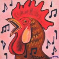 The roosters’ “Cock-a-Doodle-doo”