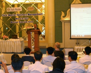 Charoen Pokphand and Chick Master hold hatchery seminar