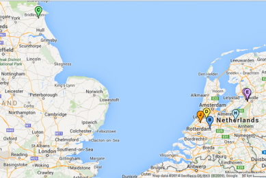 Mapping H5N8 across Europe