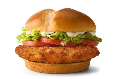 Earlier this year, McDonald's rolled out its crispy chicken sandwiches made with all-white chicken meat. Photo: McDonald's