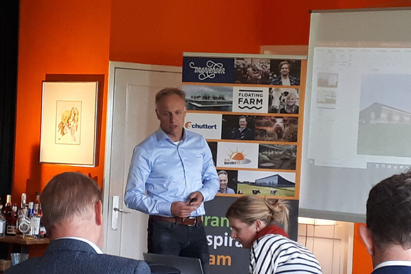 Farmersnet, developed by broiler farmer Robert Nijkamp, is also present at VIV Europe, showing how farm data sharing can lead to new hights within the entire value chain. Photo: Albert Hoekerswever