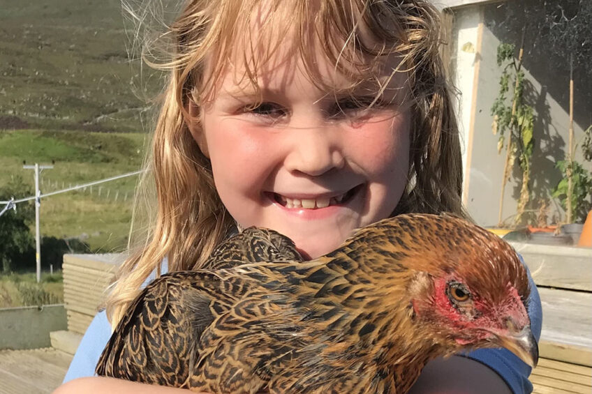 Rosie Morrison, age 8, from Scotland. Photo: Provided