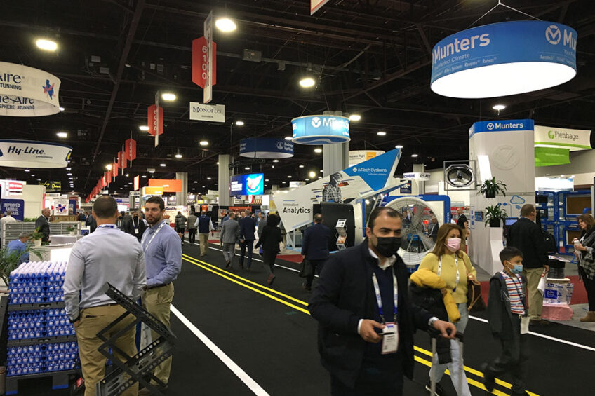 Despite the travel challenges, approximately 21% of the 22,000 registered attendees were international, representing 110 countries and emphasising the worldwide reach of the show. Photo: Poultry World