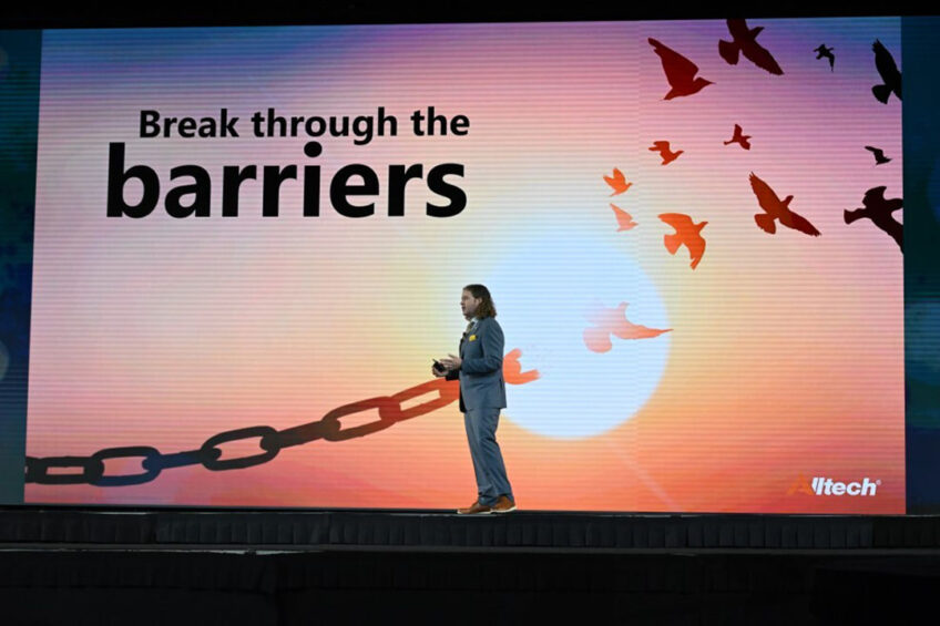 Alltech CEO Lyons: "We are truly at the interface of two big ideas: nourishing the present and the preservation of the future." Photo: Alltech