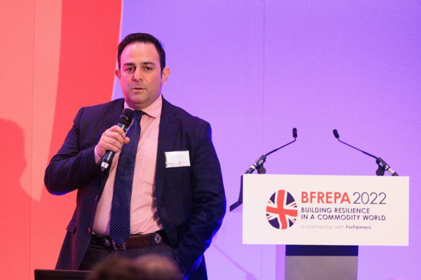 Food sustainability expert Carlos Saviani said that while the egg sector represents just 0.6% of total GHG emissions, improvements are still needed. Photo: Tim Scrivener