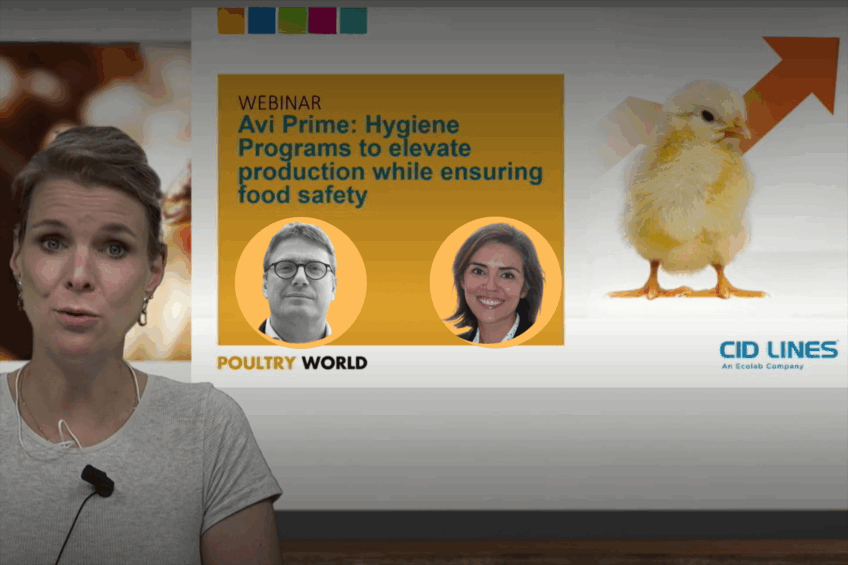 On-demand webinar: Avi Prime – advanced hygiene programmes for peak poultry production