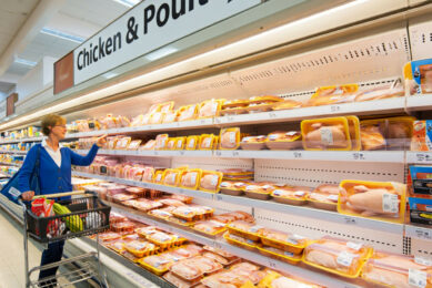 Anthony Field, head of Compassion in World Farming UK: “Clear labelling is essential to ensure shoppers’ money supports the standards they expect.” Image created with the help of AI (Reve.art)