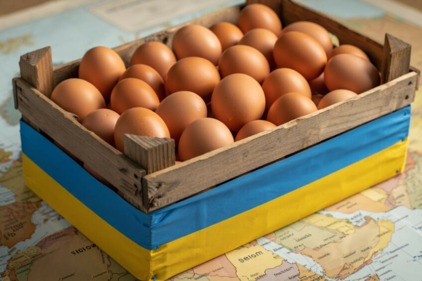The Ukrainian egg production sector is gradually recovering after a significant decline in livestock numbers and the loss of production capacity in eastern and southern Ukraine at the beginning of the war. Image created with the help of AI (Reve)