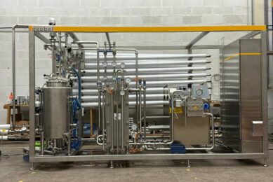 A pasteurisation unit for liquid eggs – a key step in ensuring microbiological safety prior to drying. Photos: International Egg Foundation