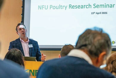 Delegates met at the 8th annual NFU poultry research seminar. Photo: NFU